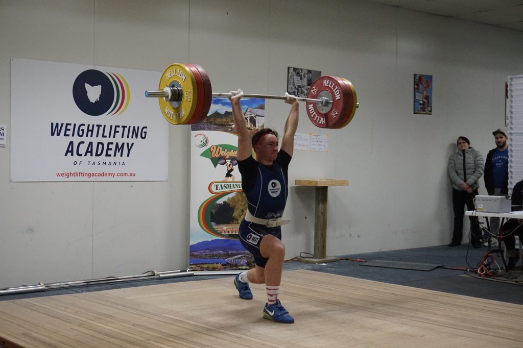 Best lift of the day by Zac Millhouse - 156Kg in the Clean & Jerk 